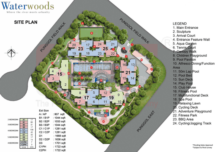 waterwoods site plan